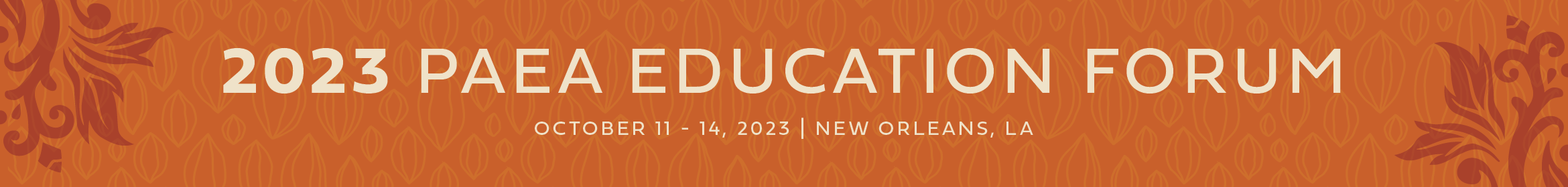 2023 Education Forum Main banner